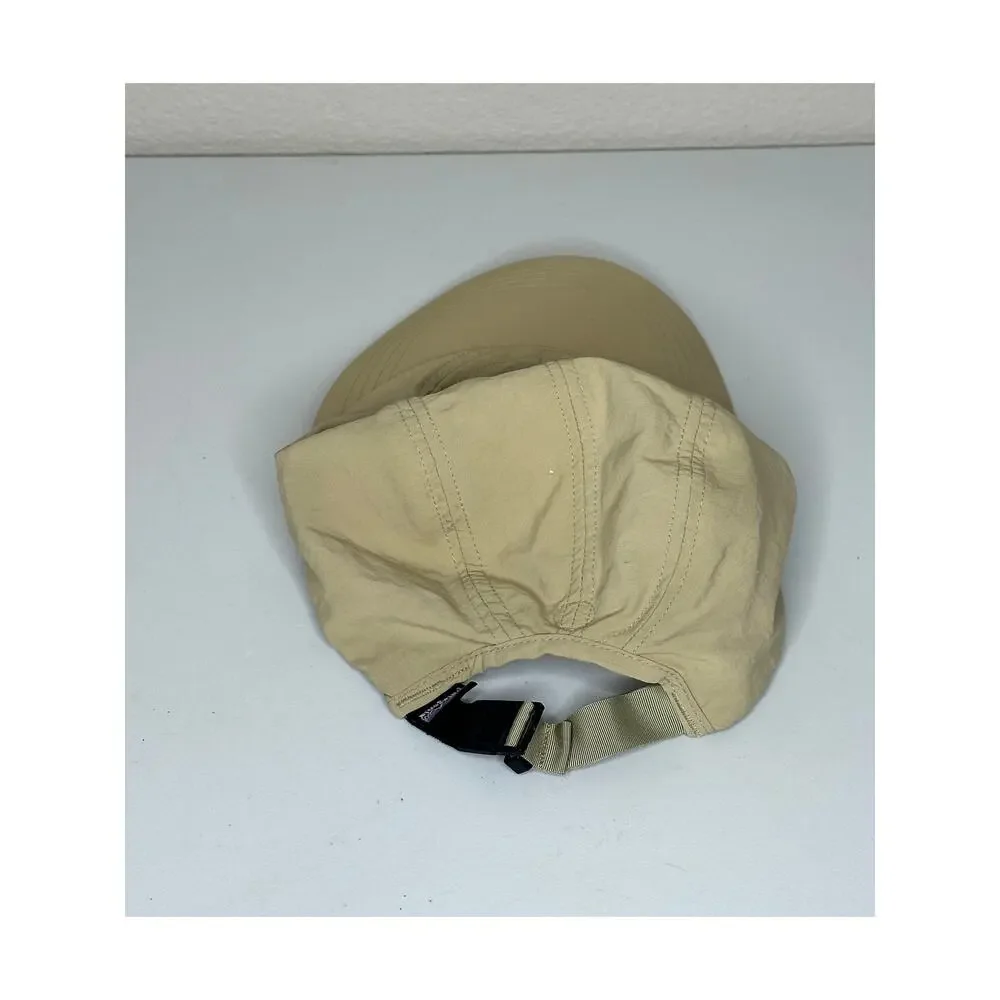 Patagonia Bimini Cap Neck Flap Sun Hat UPF 50 Fishing Cream Black Mens Small